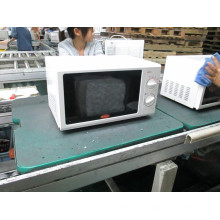 20L 700 watt white manual table top microwave oven